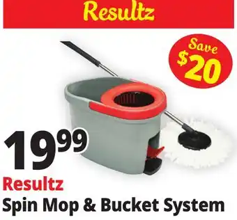 Ocean State Job Lot Resultz Spin Mop & Bucket System offer