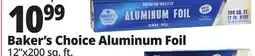 Ocean State Job Lot Baker's Choice Premium Quality Aluminum Foil Jumbo Roll 200 sq ft offer