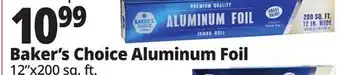 Ocean State Job Lot Baker's Choice Premium Quality Aluminum Foil Jumbo Roll 200 sq ft offer