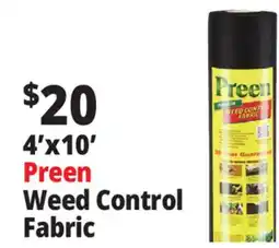 Ocean State Job Lot 4'x10' Preen Weed Control Fabric offer