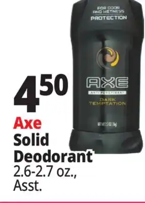 Ocean State Job Lot Axe Solid Deodorant offer