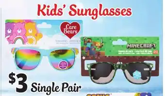 Ocean State Job Lot Kids' Sunglasses offer