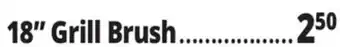 Ocean State Job Lot 18 Grill Brush offer
