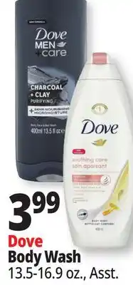 Ocean State Job Lot Dove Body Wash offer
