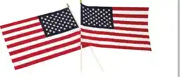 Ocean State Job Lot American Flags With Wood Shaft 4x6 offer