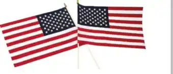 Ocean State Job Lot American Flags With Wood Shaft 4x6 offer