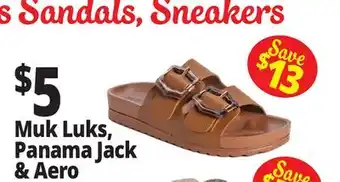 Ocean State Job Lot Muk Luks, Panama Jack & Aero offer