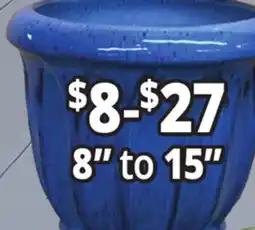 Ocean State Job Lot Outdoor Glazed Ceramic Planters offer