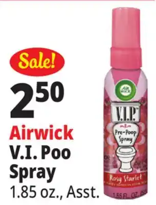 Ocean State Job Lot Airwick V.I. Poo Spray offer