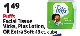 Ocean State Job Lot Puffs Ultra Soft Facial Tissues 48 Count offer