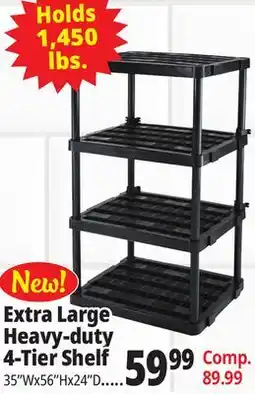 Ocean State Job Lot Extra Large Heavy-duty 4-Tier Shelf offer