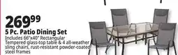 Ocean State Job Lot 5 PC. Patio Dining Set offer