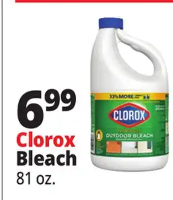 Ocean State Job Lot Clorox Bleach offer