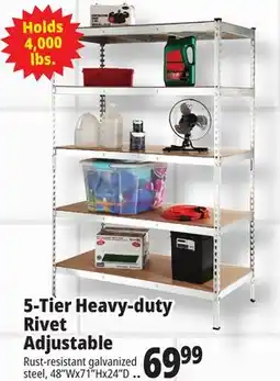Ocean State Job Lot 5-Tier Heavy-duty Rivet Adjustable offer