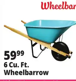 Ocean State Job Lot 6 Cu. Ft. Wheelbarrow offer