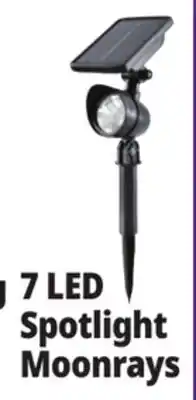 Ocean State Job Lot 7 LED Spotlight Moonrays offer