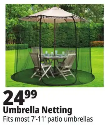 Ocean State Job Lot Outdoor Living Accents Universal Umbrella Netting 10' offer