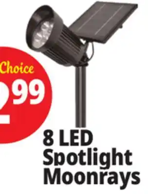 Ocean State Job Lot Solasa Spotlight 7000K LED Security Light with Remote Control offer