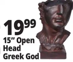 Ocean State Job Lot 15 Open Head Greek God offer