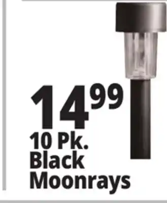 Ocean State Job Lot 10 Pk. Black Moonrays offer