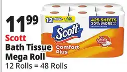 Ocean State Job Lot Scott Bath Tissue Mega Roll offer