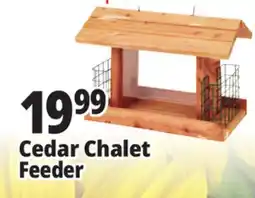 Ocean State Job Lot Cedar Chalet Feeder offer