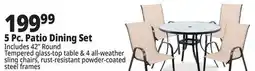 Ocean State Job Lot 5 Pc. Patio Dining Set offer