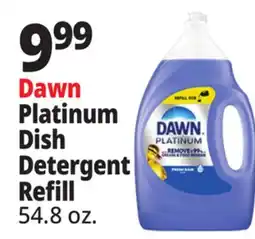 Ocean State Job Lot Dawn Platinum Dish Detergent Refill offer
