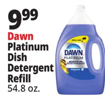 Ocean State Job Lot Dawn Platinum Dish Detergent Refill offer