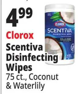 Ocean State Job Lot Clorox Scentiva Disinfecting Wipes offer