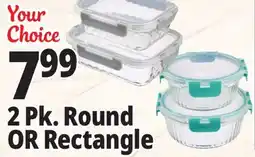 Ocean State Job Lot 2 Pk. Round OR Rectangle offer