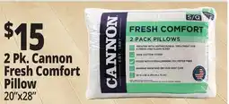 Ocean State Job Lot Cannon Fresh Comfort Bed Pillows 2 Pack offer