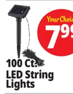 Ocean State Job Lot Solar LED String Lights 39' offer