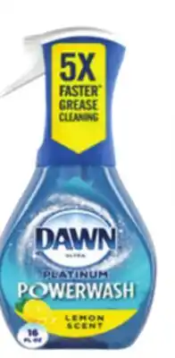 Ocean State Job Lot Dawn Platinum Plus Power wash Dish Spray 16 oz offer