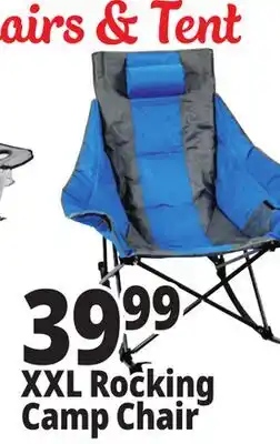 Ocean State Job Lot Rocking Camp Chair XXL offer