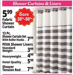 Ocean State Job Lot Shower Curtains offer