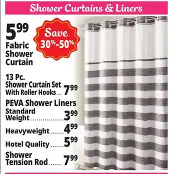 Ocean State Job Lot Shower Curtains offer