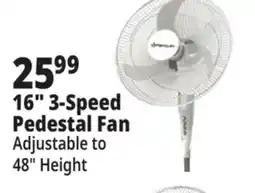 Ocean State Job Lot Penguin Pedestal Fan 16 offer