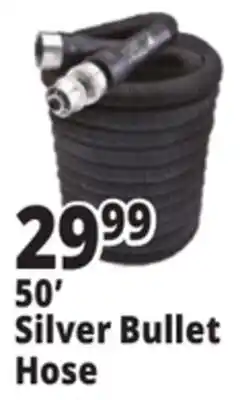 Ocean State Job Lot Pocket Hose Silver Bullet Garden Hose with Bonus Spray Nozzle 50' offer