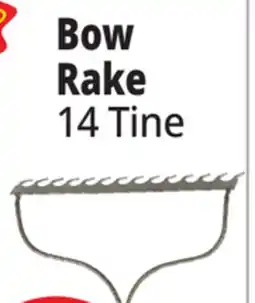 Ocean State Job Lot Tiller & Rowe Fiberglass Handle Bow Rake offer
