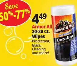 Ocean State Job Lot Armor All 20-30 Ct. Wipes offer