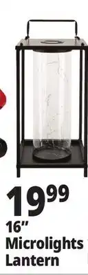 Ocean State Job Lot Outdoor Living Accents Solar LED Lantern with Microlights 15.5 offer