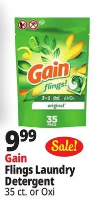 Ocean State Job Lot Gain Flings Laundry Detergent offer