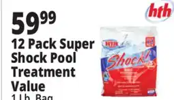 Ocean State Job Lot HTH Super Shock Pool Shock Treatment 12 Count offer