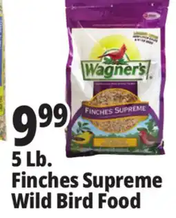 Ocean State Job Lot Wagner's Finches Supreme Premium Wild Bird Food 5 lbs offer
