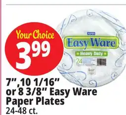 Ocean State Job Lot Aspen Easy Ware 10.25 Heavy-Duty Paper Plates 24 Count offer