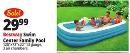Ocean State Job Lot Bestway H2OGO! Family Swim Center Inflatable Pool 10' offer