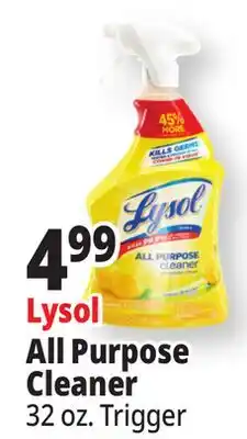 Ocean State Job Lot Lysol All Purpose Lemon Breeze Cleaner 32 oz offer