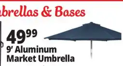 Ocean State Job Lot 9' Aluminum Market Umbrella with Tilt offer