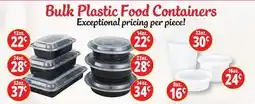 Ocean State Job Lot Bulk Plastic Food Containers offer